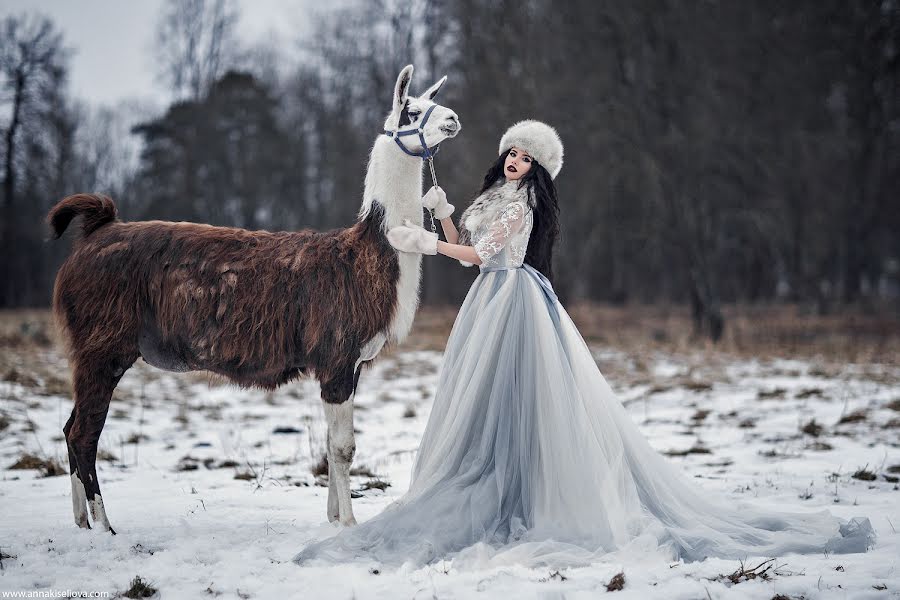 Hääkuvaaja Anna Konofalova (temperance). Kuva otettu 31. joulukuuta 2016