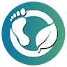 Carbon Emist- carbon footprint icon