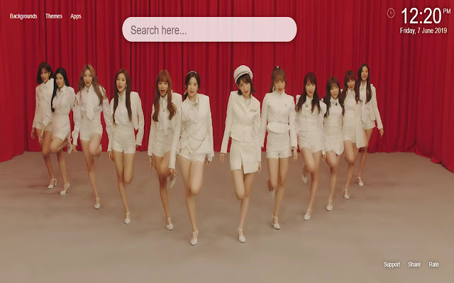 Kpop IZONE Sfondi HD Tab