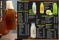 London Shakes menu 1