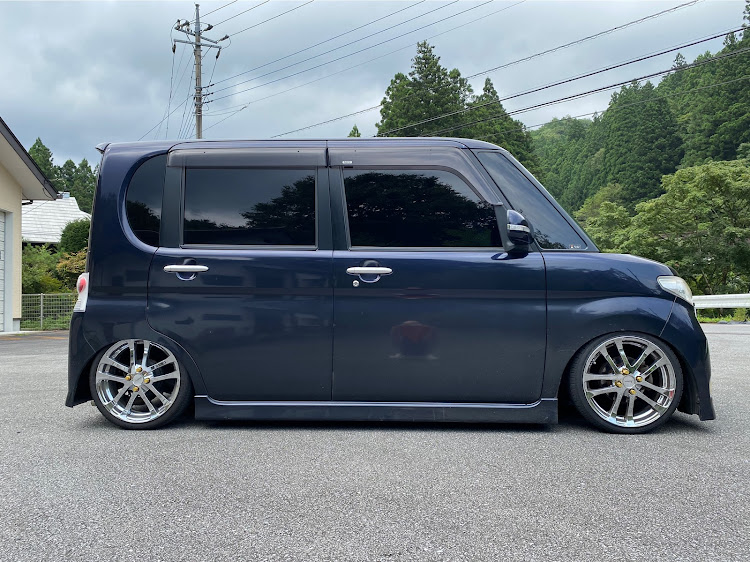 タントカスタムのクレンツェ16インチ・車高調整・ホイール交換・シンプルに関するカスタム事例の投稿画像3枚目