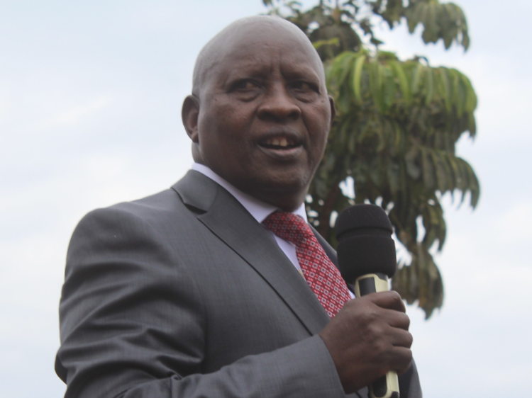 Nyeri Governor Mutahi Kahiga speaks