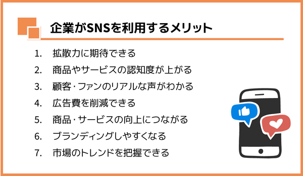 企業がSNSを利用するメリット