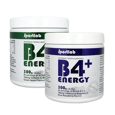 Sportlab B4+ Energy, 300g - Blue Raspberry