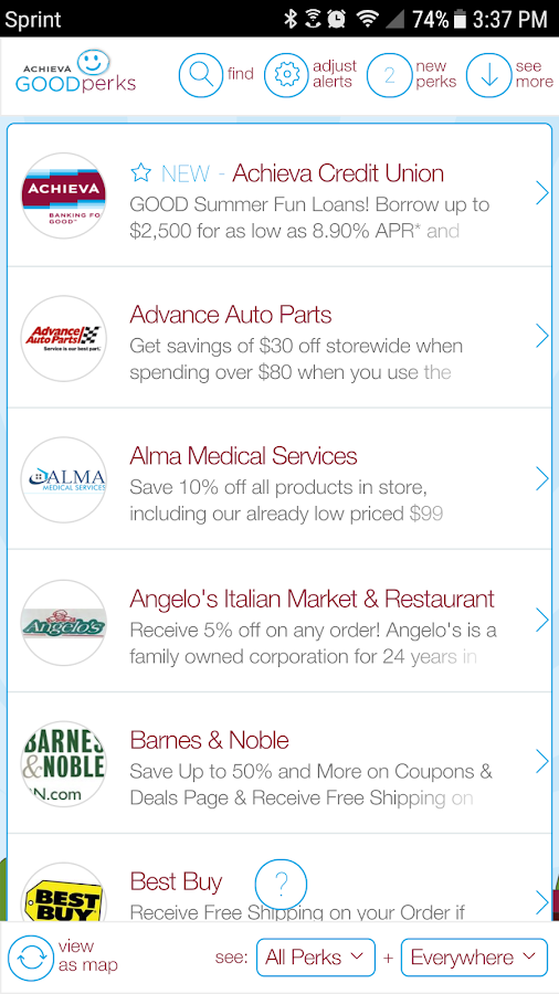 Achieva Credit Union Mobile App