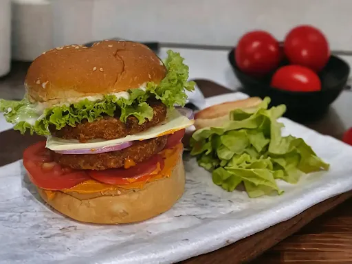 Sara Chilli Wala Burger (Double Patty)