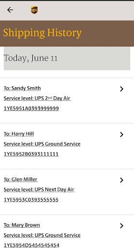 UPS Mobile screenshot 1