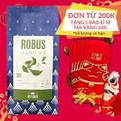 Cà Phê Rang Bơ Robus Mạnh Mẽ (Phối Robusta & Culi) - Pha Phin - Coffee Blend Nguyên Chất - Rey Cafe