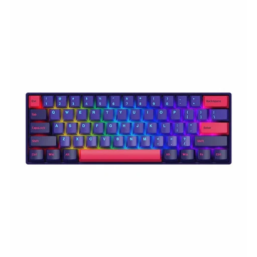 Bàn phím cơ không dây Akko 3061S Neon RGB (Gateron Pink Switch)