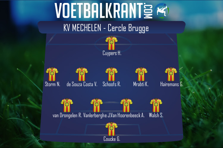 Opstelling KV Mechelen | KV Mechelen - Cercle Brugge (26/02/2022)