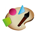 Paint Shapes - Draw by layers icon