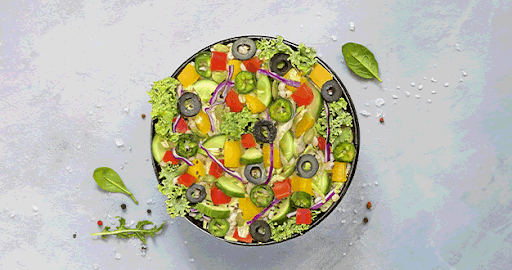 Veggie Delight Happy Salad