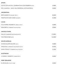 The Grill Room - The Lalit menu 4