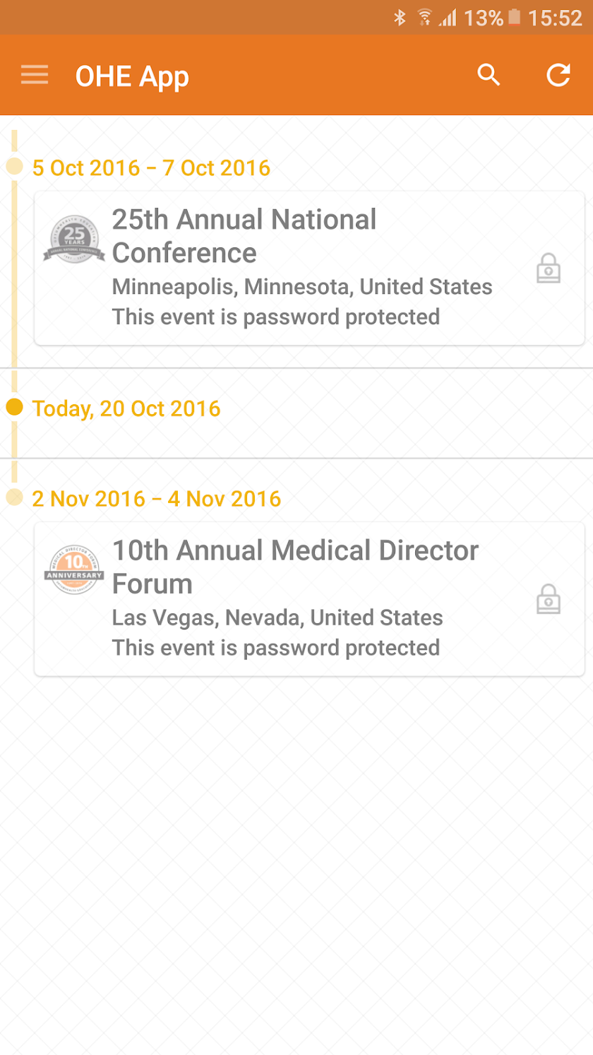 OHE App Screen 1