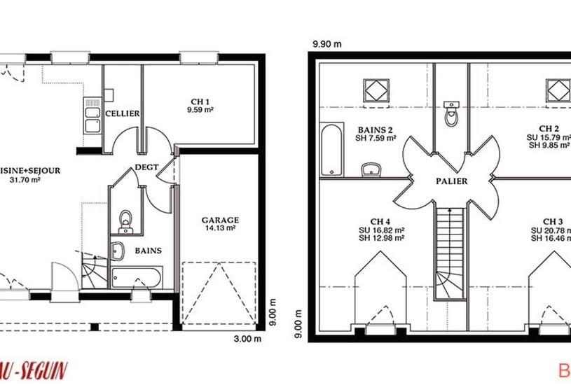  Vente Terrain + Maison - Terrain : 1 388m² - Maison : 85m² à Le Lonzac (19470) 