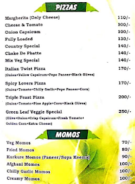Green Leaf Cafe menu 1