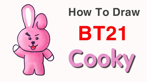 Hướng Dẫn Vẽ Bts - Bt21 Cooky