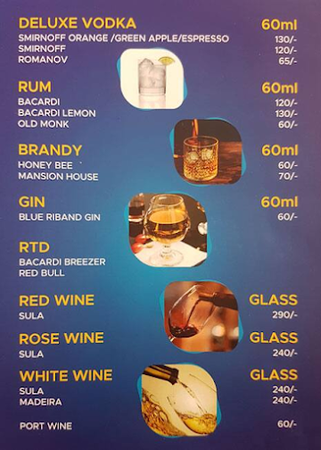 Anand Bar Seafood Restaurant menu 