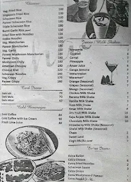 Hotel Suprabhat menu 4