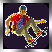 Skateboarding 3D Skateboard  Icon