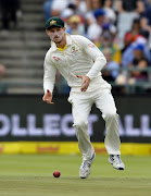 Cameron Bancroft of Australia fielding during day 3 of the 3rd Sunfoil Test match between South Africa and Australia at PPC Newlands on March 24, 2018 in Cape Town, South Africa. 