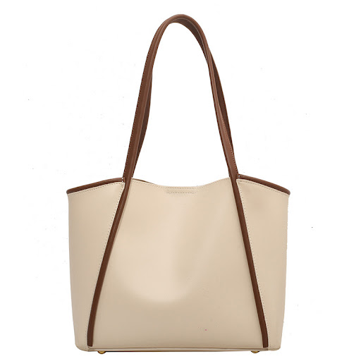 Title 2, Pure Color PU Trend Personality One-shoulder Me...