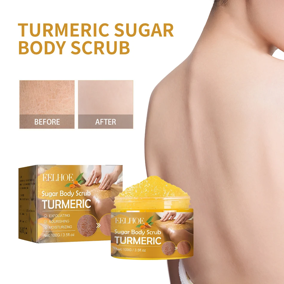Creme Esfoliante Corporal de Cúrcuma