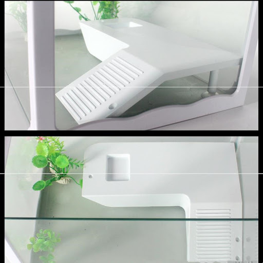 Title 4, Reptile Drying Platform with Climbing Ladder, F...