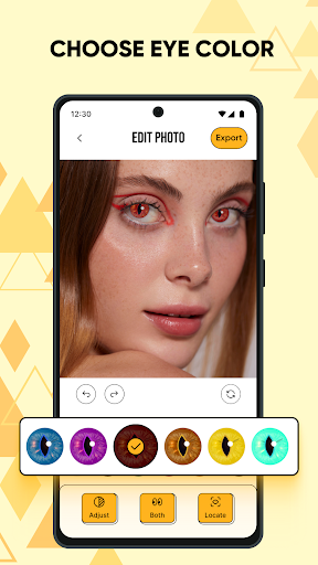 Screenshot Eye Color Changer: Eye Colours