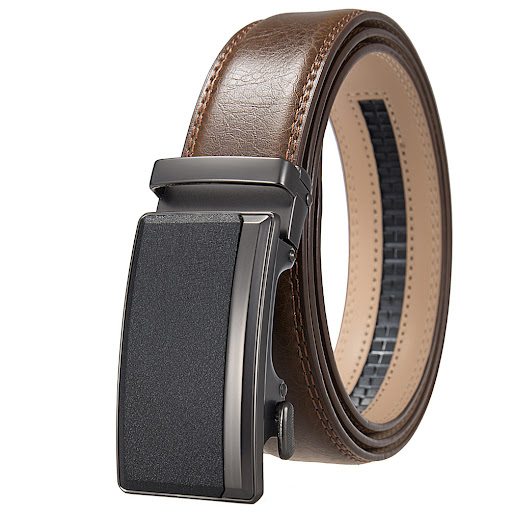 Title 16, Mens Business Split Leather Belt. Provides a p...