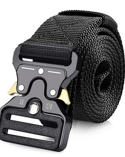 Genuine Tactical Belt Quick Release Outdoor Military Belt... - 1