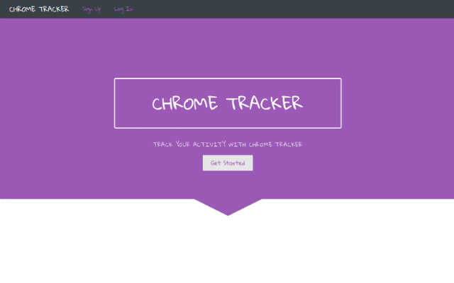 Chrome Tracker