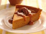 This is a pic from the Bisquick website. They made it in a traditional pie pan, while I went with a rectangular pan.