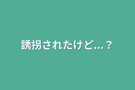 誘拐されたけど...？