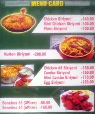 Sarkar Biryani menu 1