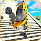 Car Crash Beam  Drive Sim: Death Stairs Jump Down 1.3