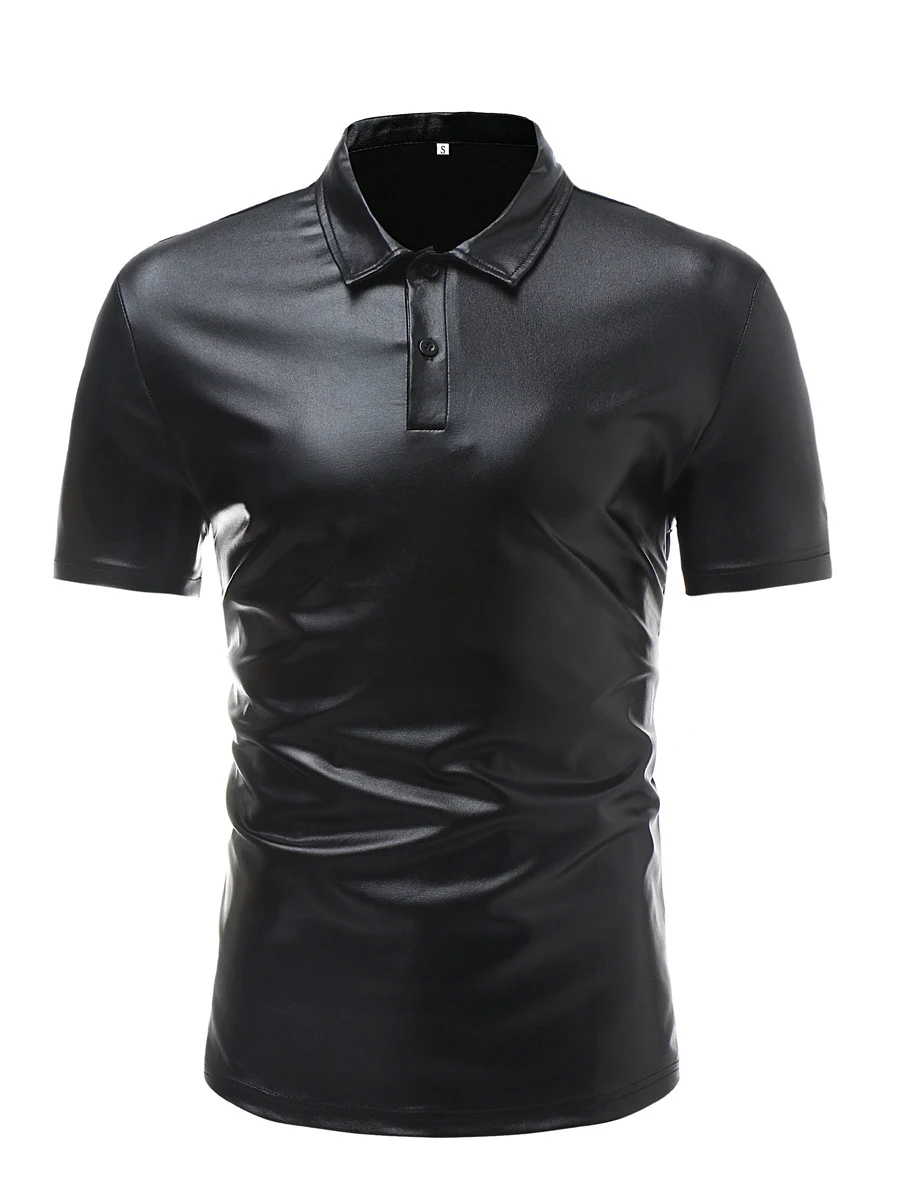 Title 5, Camiseta Básica de Hombre Tipo Polo Manga Larga...