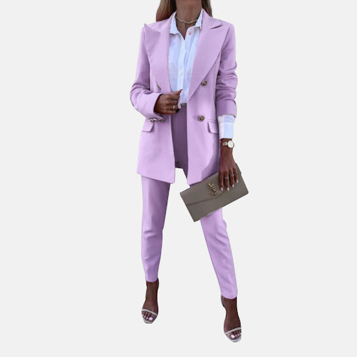 Title 2, Two Piece Solid Color Suit for Women. Enhance y...