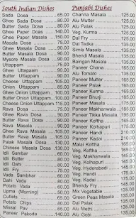 Hotel Sudarshan menu 5