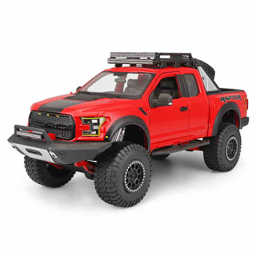 Title 3, Ford Raptor Off-road Pickup Simulation Alloy Ca...
