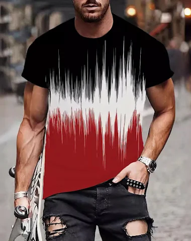 T-shirt homme à imprimé numérique 3 - 0