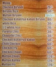 Savandh's Kitchen - Donne Biryani menu 2