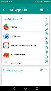 KillApps : Close all apps running Screenshot