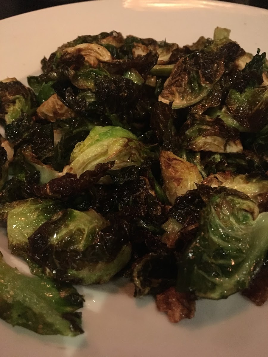 Fried brussel sprouts