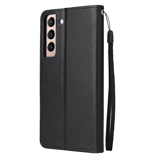 Title 50, Leather flip phone case with three card photo f...