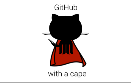 GitHub with a cape small promo image