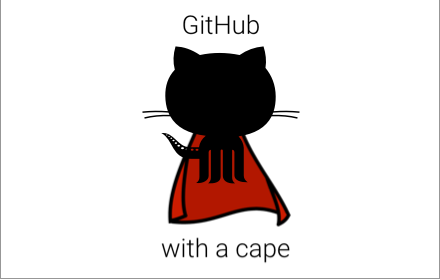 GitHub with a cape Preview image 0