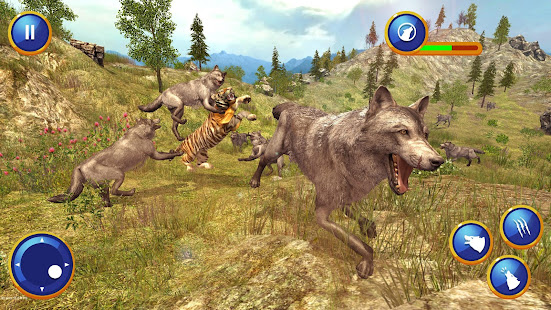 Окончательный Wolf семьи Simulator: Дикие игры 1.0 APK + Мод (Бесконечные деньги) за Android