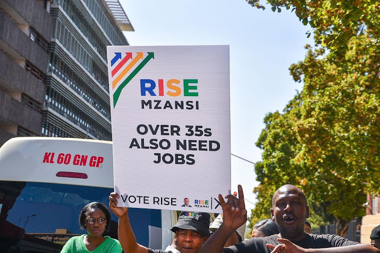 Rise Mzansi led a picket on Tuesday at the labour and employment department in Pretoria.