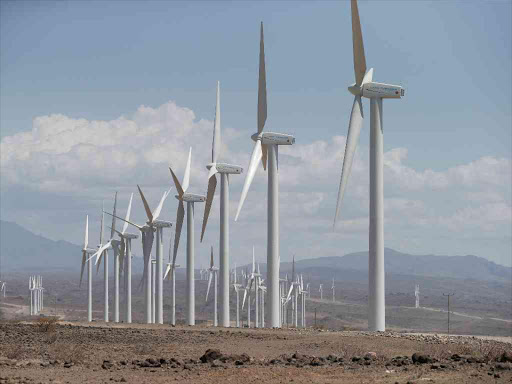 The Sh70 billion Lake Turkana wind power project in Loiyangalani, Marsabit county on August 16, 2016.